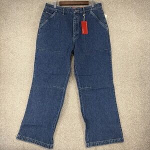 New Y2K VTG APCO Carpenter Jeans 36x30 Loose Baggy Skater Grunge Punk Pockets
